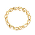 KALEN Unisex Fine Jewelry Fashion Bracelets Punk Stainless Steel Twisted Nail Links Bracelet Women