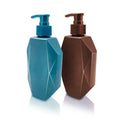 In Stock 300ML New Style Empty Plastic Shower Gel Liquid Hand Soap Bottles Hot Stamping Surface Pump Sayer for Shampoo Storage