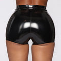 2022 Plus Size Lady Hot Shorts Solid Color Fashionable Sexy High Waist Hip Wrap Shorts for Women