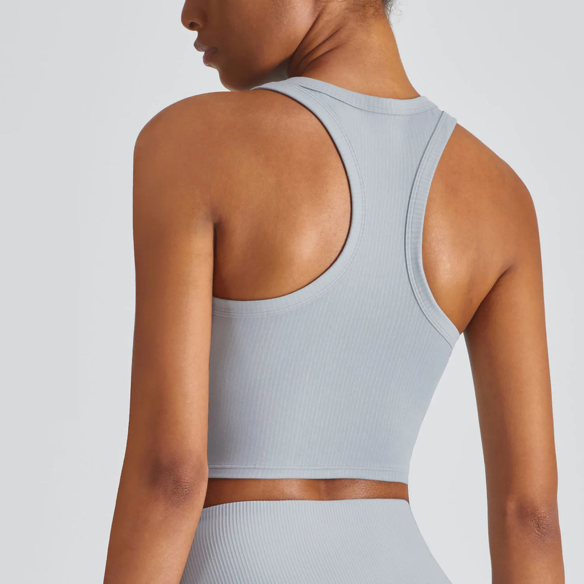 Ladies Workout Active Wear Tank Yoga Sports Plain Blank Fitness Gym Custom Women Crop Top MegaBDM