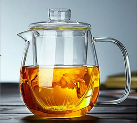 Life Custom Logo Handmade Glass Insulated Teapots with Three Cups Eco-Friendly Modern Design Coffee & Tea Set