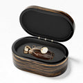 Luxury Small Folk Art Wooden Perfume Box Polished Rectangle Cartoon Packaging for Perfume Samples