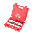 12Pcs Wood Router Bit Set 1/4'' Shank Tungsten Carbide Tip Wood Carving  Milling Cutter in Plastic Box