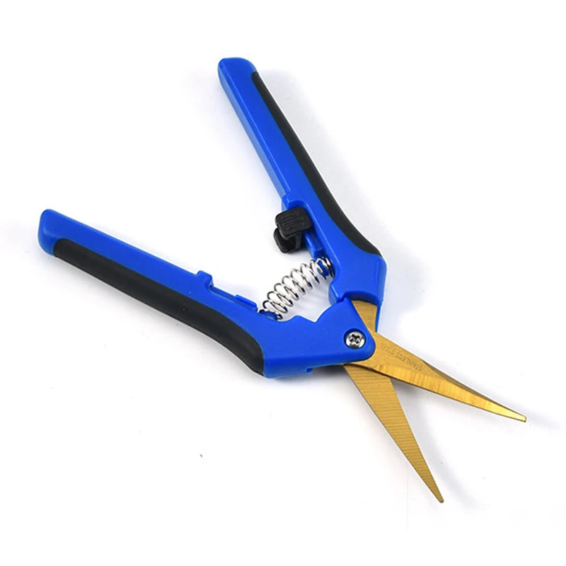 Plant Pruning Garden Scissor Stainless Steel Straight Blade Plant Trimming Scissors
