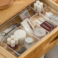 27-Piece Folding Sustainable PS Plastic Square Storage Box with 10kg Load Capacity for Tableware & Desktop Organization