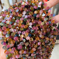 Natural Multi Colors Tourmaline Healing Gemstone Water Drop Shape 5x7mm Loose Stone Beads for Jewelry Craft Making