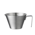 Custom Logo 304 Stainless Steel 100ml Espresso Measuring Cup Coffee Milk Frothing Pitcher with Handle and Scale