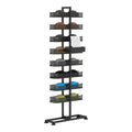 Metal Black Hat Stand Display Rack with 16 Pockets Beauty Scarf Hat Display Props in Shop or Supermarket