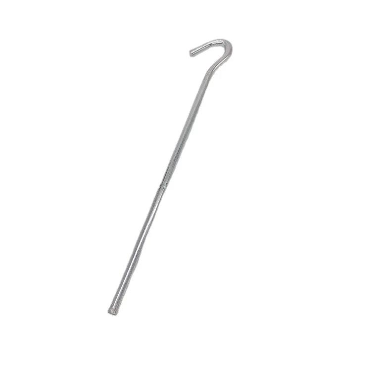 TP3111 Dia 5mm*L20cm Galvanized Zinc Plated Steel Iron Heavy Duty Tent Pegs