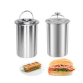 304 Stainless Steel Steaming Meat Bucket Cooker Stewed Meat Bucket with Thermometer Ham Maker Meat Press Tool