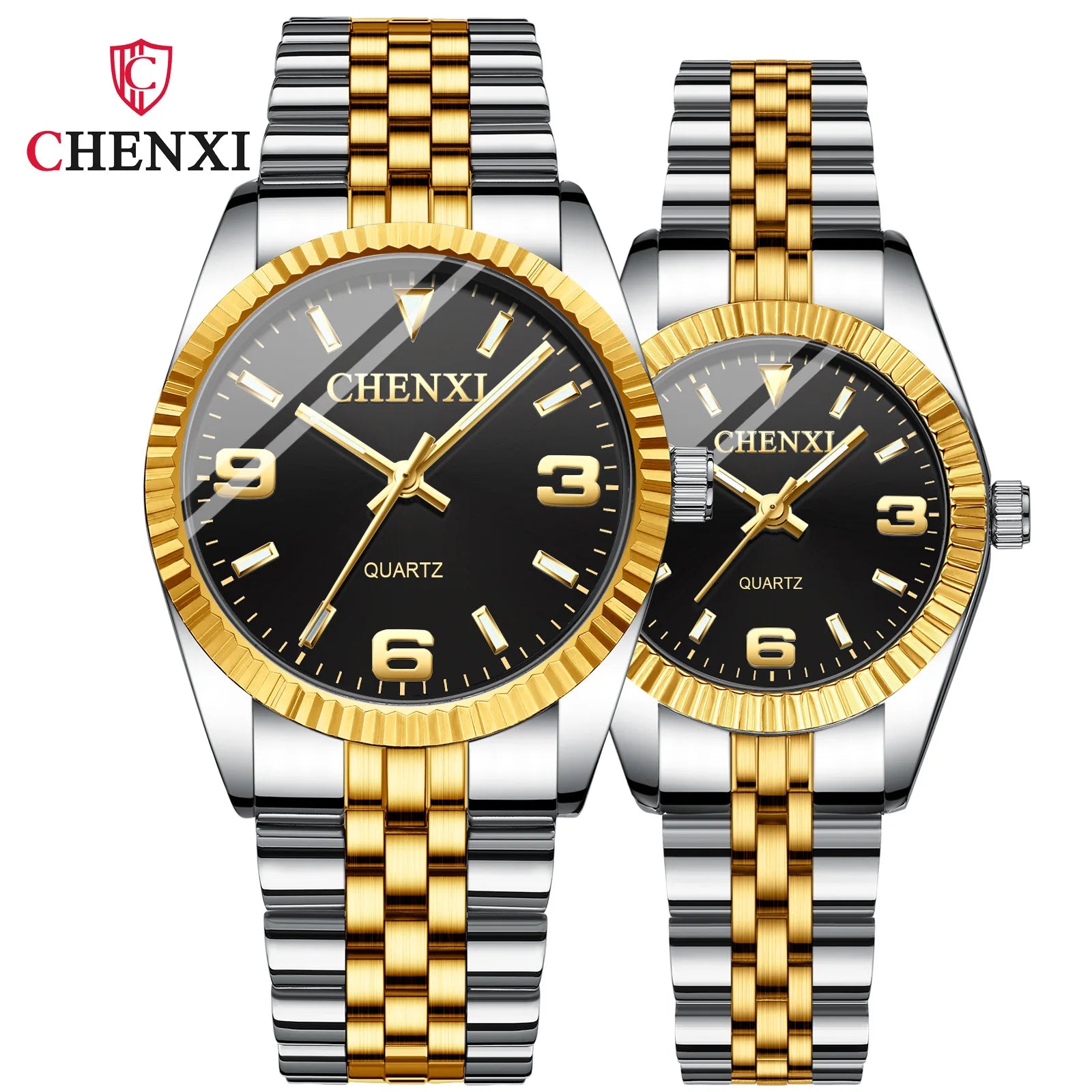 CHENXI 004 Top New Watch Ladies Watches Women& Men Simple Dial Lovers' Quartz Fashion Leisure Wristwatches Relogio Feminino