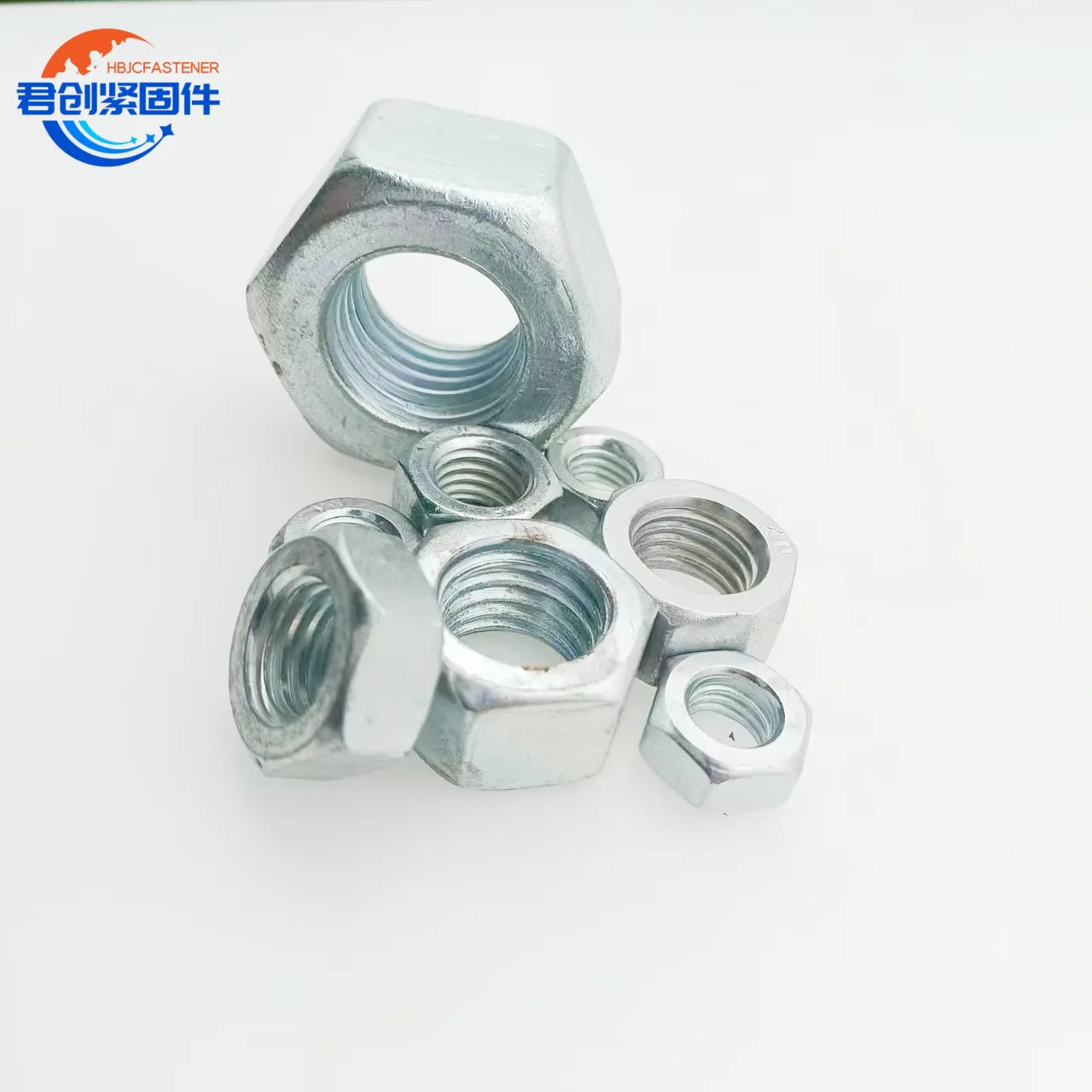 DIN 934 Metric Threaded Nut Stainless Steel A2-70/304L Hex Nut Zinc Plated and Polished Finish for Mining Manufacturer Direct