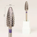 3/32" 6.0mm Flame Electric Milling Cutter Rotary Burrs Tips Typhoon E-File Professional Tungsten Carbide Nail Drill Bits