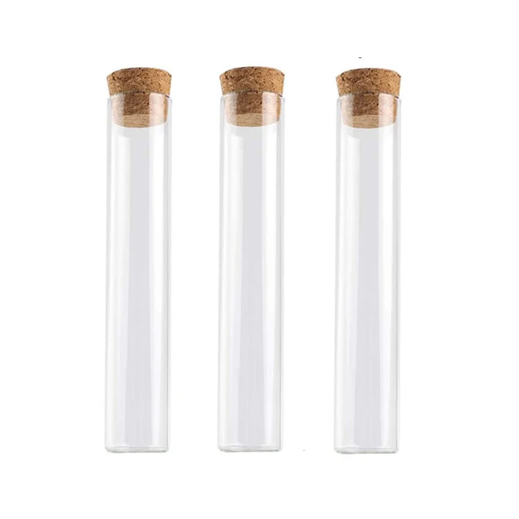 Small Borosilicate Glass Tube Vases Portable Storage Mini Glass Vial Transparent Glass Tube Bottles for Sale