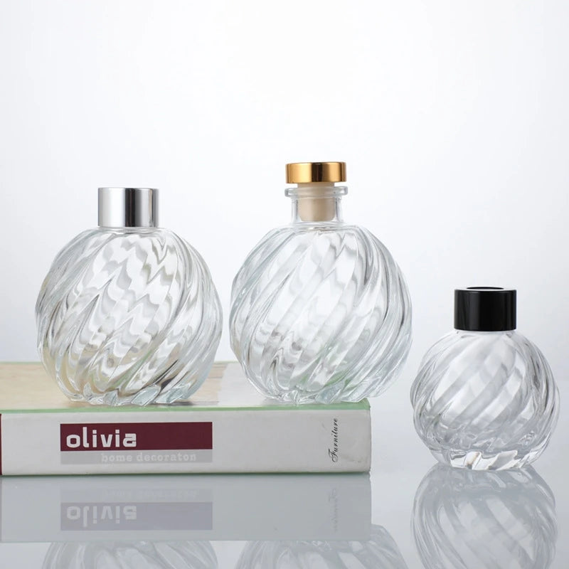 New Style 100ml 200ml Perfume Diffuser Bottle Customizable Diffuser Glass Bottles