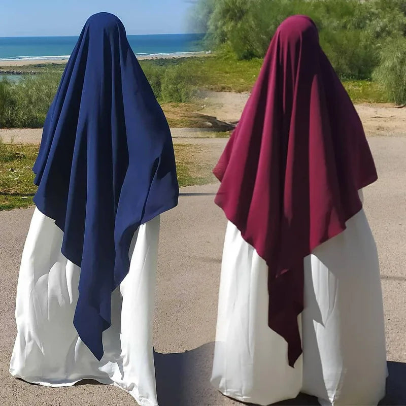 CCY Ramadan Eid Formal Prayer Garment Long Hijabs Scarf Khimar Abayas Niqab Islamic Burqa Dubai Turkish Women Headscarf