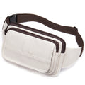 MARRANT Genuine Leather Women Waist Pouch Bag Sport Travel Chest Sling  Bag Leather Fanny Pack Men