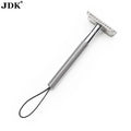 JDK 1PC Reusable Safety Razor Stainless Steel Metal Shaving Razor 0 Waste with Hanging
