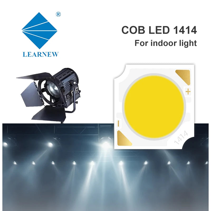LEAENEW OEM ODM FACTORY 1414 COB 15W DC12V LED 20W COB CHIP in High Lumens for Torch Light Downlight