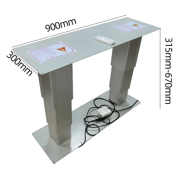 Dual Tube Electric Lifting Table Base Height Adjustable for Dining Kitchen Bathroom Modern for Boat Marine Caravan RV Tatami
