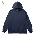 High Quality Pullover 300gsm Oversized Hoodie Custom logo Blank Unisex Black Heavyweight Mens Hoodies