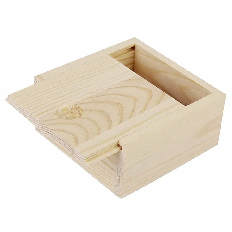 Custom Made Luxury Gift Birch Pine Bamboo Solid Wood Box Jewelry Candy Box Small Wooden Box