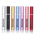 5ml Round Colorful Aluminum Spray Perfume Bottle Travel Mini Pocket Perfume Refill Packing