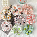 Fashion Cute Lemon Fruits Summer Scrunchy  Hair Elastic Scrunchies for Girls