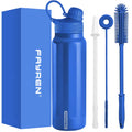 FAYREN 28oz Stainless Steel Water Bottle Portable Vacuum Insulated for Sports Travel & Gym Use with Handle Lid Thermal Flasks