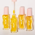 Hot Moisturizing Lip Glow Oil Customize Hydrating Tinted Lip Balm Plump Gloss Vegan Fruit Private Label Lip Oil