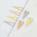 Verified Gold Supplier Metal Bookmark Clip Page Markers Book Dart Stainless Steel Index Page Marker Paper Clip Book Marks