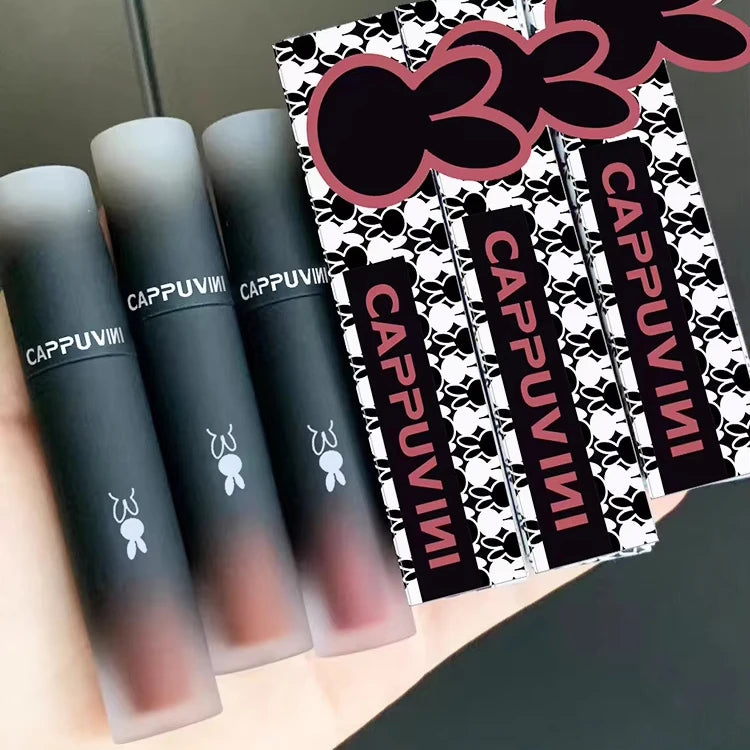 Hot Selling Long Lasting Velvet Matte Creamy Matte Lip Clay Airy-fit Moisture Misty Velvet Matte Lip Mud