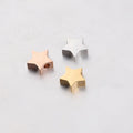 5Pcs 8mm Stainless Steel Star Beads Gold Color Spacer Beads for DIY Jewelry Making Bracelet Necklace Findings Accessories