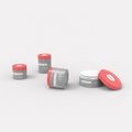 Cosmetic Jar Portable Empty 50g 100g Plastic PP Double Wall Cream Container for Cream Packaging