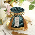 Gray Gold Velvet Bags With Tassel 11x14cm Purple Red Pouches Jewelry MP3 Packing Bags Christmas Candy Wedding Gift Bags