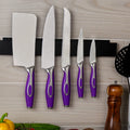 New Design 100% Food Grade Easy Clean 5 Pcs Stainless Steel Hollow Handle Kitchen Knife Set