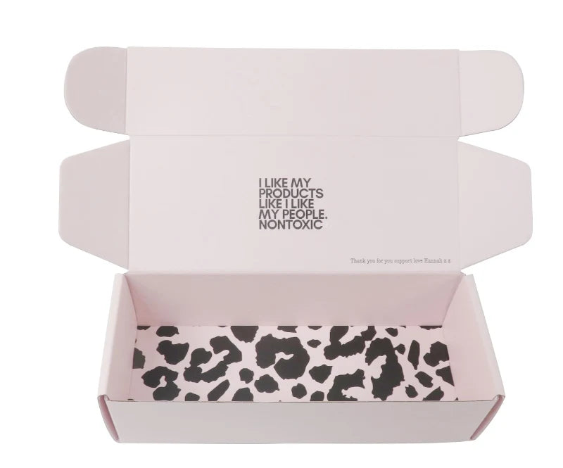 Color Box Packaging Boxes Holographic Corrugated Paper Folders with UV Coating