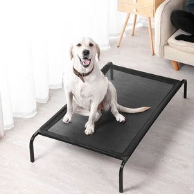 Lower Price Portable Chew Proof Raised Waterproof Easy to Carry Pet Cot Folding Outdoor Elevated Dog Bed Pet Cot
