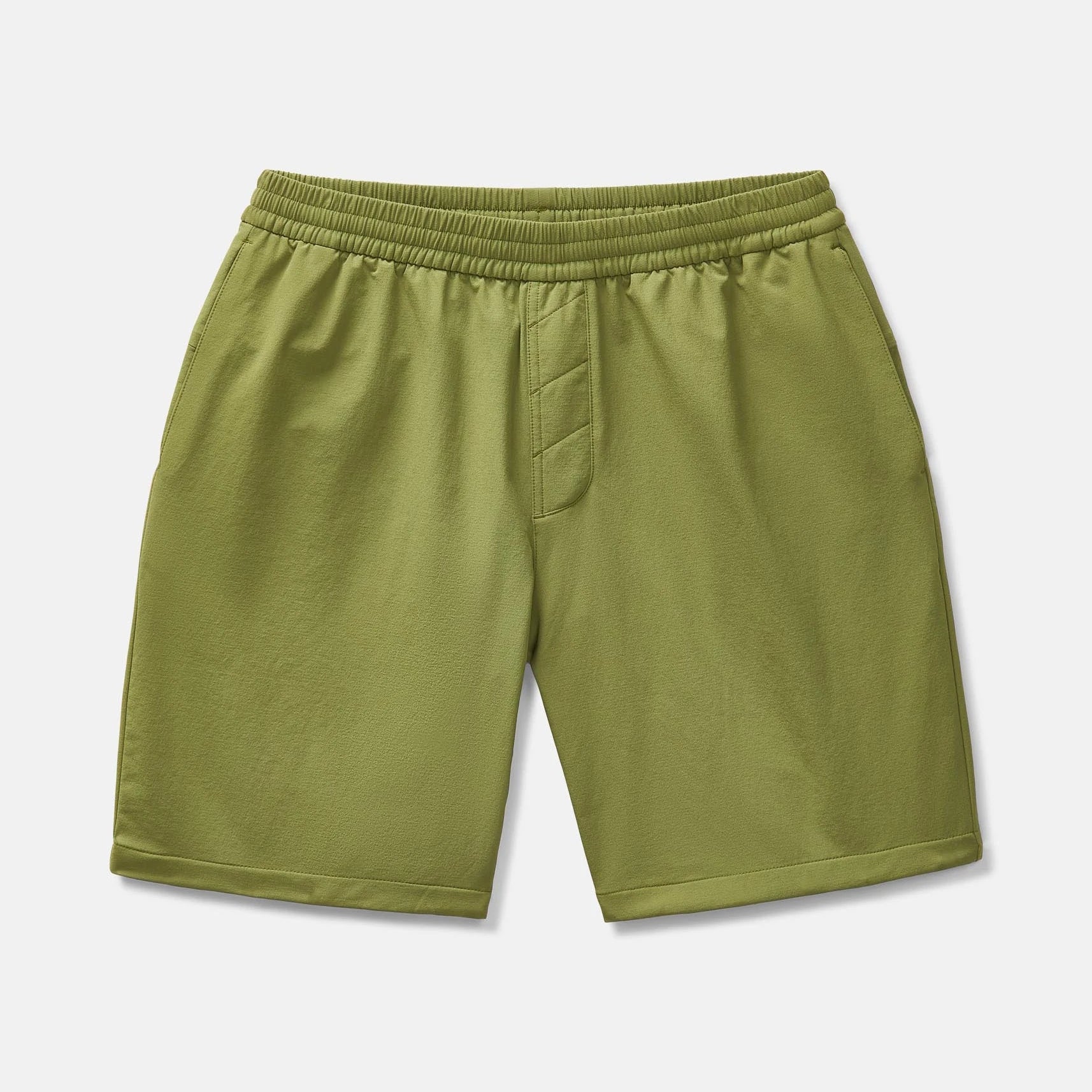 New Arrival Men's Solid Casual Stretch Unlined Mid Waist 7" Short Water Repellent Quick Dry Breathable Drawstring Gym Shorts