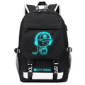 Factory Wholesale Custom Fluorescent logo Boys Waterproof Bookbag Durable Luminous Student School Bags Backpack for Men