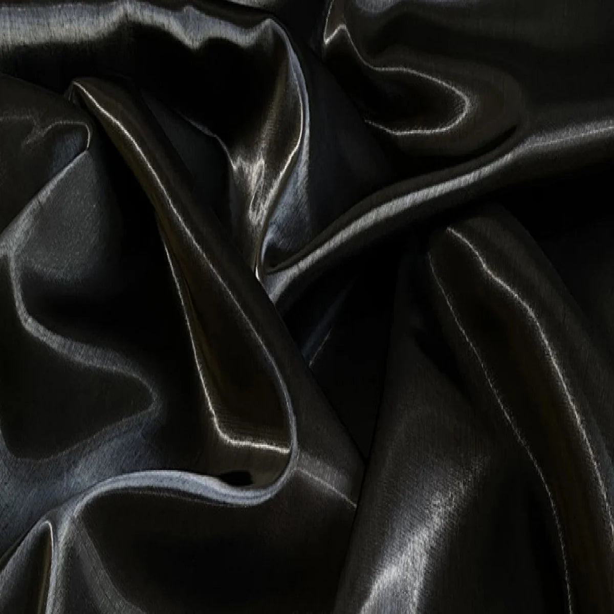 2026 Top Selling Luxury 100% Polyester Satin Outfit Shiny Liquid Glass Metallic Fabric for Weddings Garments for Girls Underwear