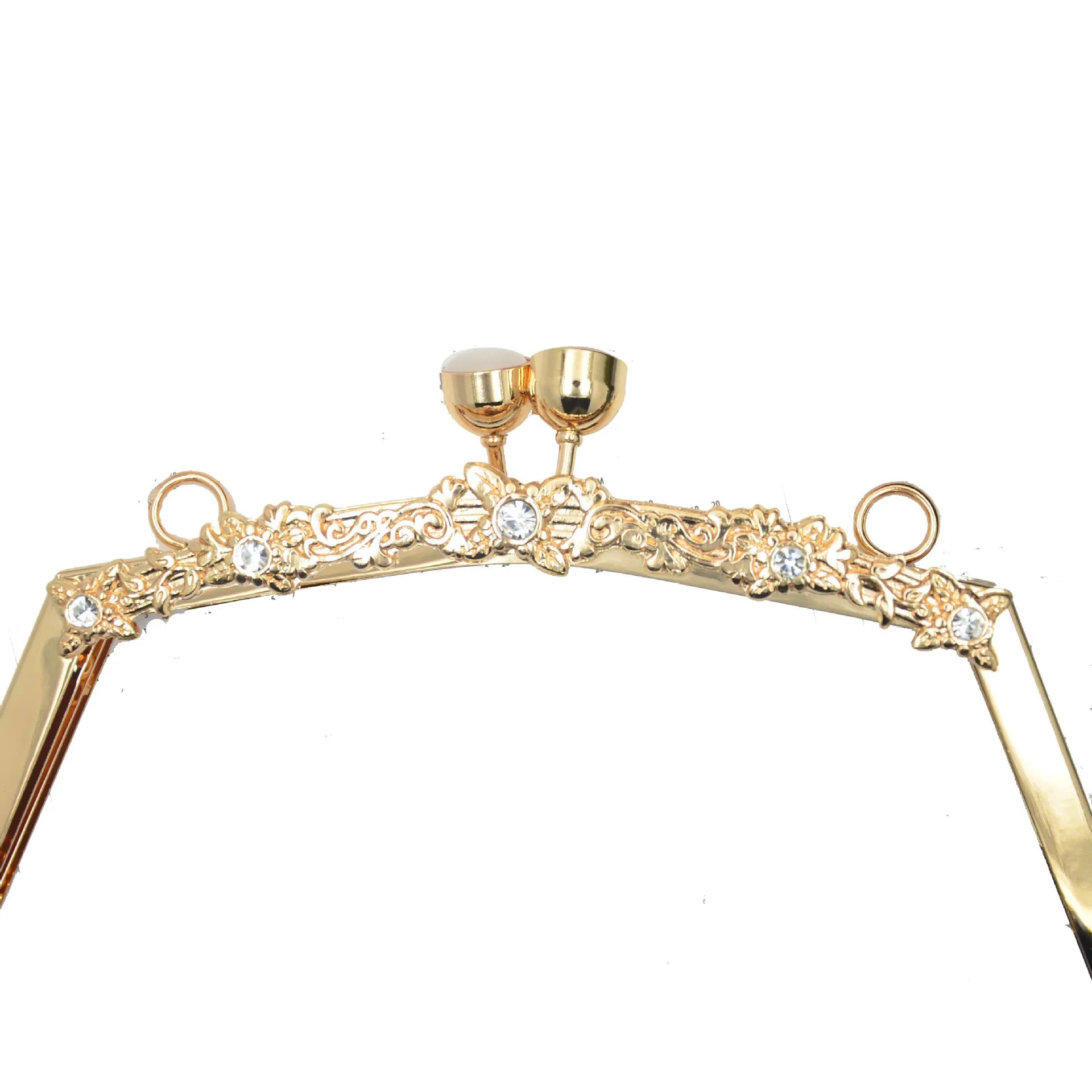 Deepeel HD042 22cm Handbag Hardware Accessories Bag Kiss Lock Handle Buckle Clasp Purse Clutch Frame