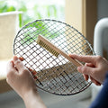 SHIMOYAMA Efficient BBQ Grill Cleaner Brush Beech Handled Copper Wire for Household Cleaning Use Gas/Porcelain/Charbroil Grates