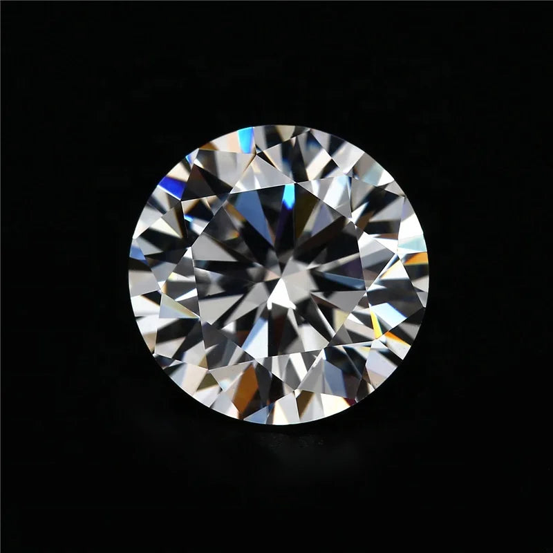 Small Size 3.5mm 4mm 4.5mm Loose White DEF Round-Shape Brilliant Cut Moissanite Diamond Gemstone Lab Created Price Per Carat