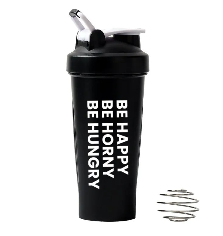 Wholesale Custom Logo 600 ml Food Grade Sports Water Bottle Outdoor Gym Plastic Protein Shake Cup