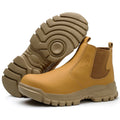 New Custom Logo Safety Shoes Men Waterproof Wear Resistant Anti Slip Welding Safety Shoes High Cut Safety Shoes