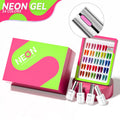 JTING New Launch Flash Sale Gel Collection 24color Set Box Neon Gel Polish Vegan High Pigment Nail Polish with Unique Color Book
