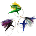 Trolling Teaser Bird Bulb Squids Tuna Feather Lure Daisy Chains Big Game Marlin Tuna Mahi in Durado Wahoo Trolling Lures