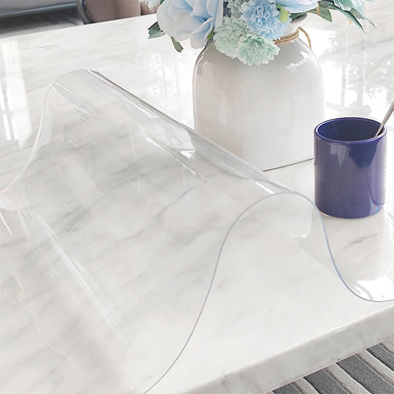 Soft Pvc Sheet Super Clear Transparent 1-2mm Thickness Pvc Sheet for Making Table Mat