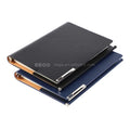 2026 2025 New Product Luxury Customized Ring Binder PU Leather Loose Leaf Notebook With Metal Accessories